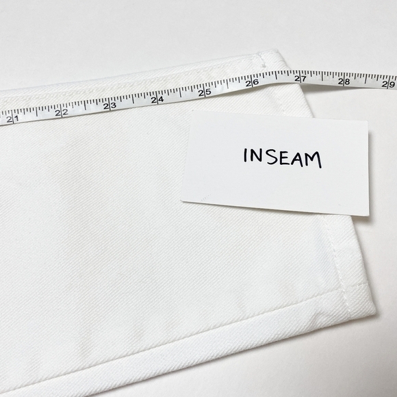 AFRM Luisa Mid Rise Skinny Ankle Jeans 25 0 white 100% cotton distressed - Picture 12 of 12